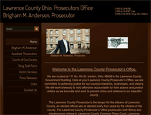 Tablet Screenshot of lawrencecountyprosecutor.org
